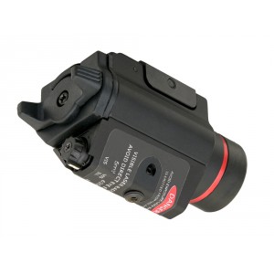 350lm Integrated White Light/Red Laser Combo - Black (PCS)